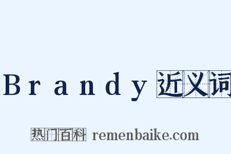 Brandy近义词是什么意思的图片